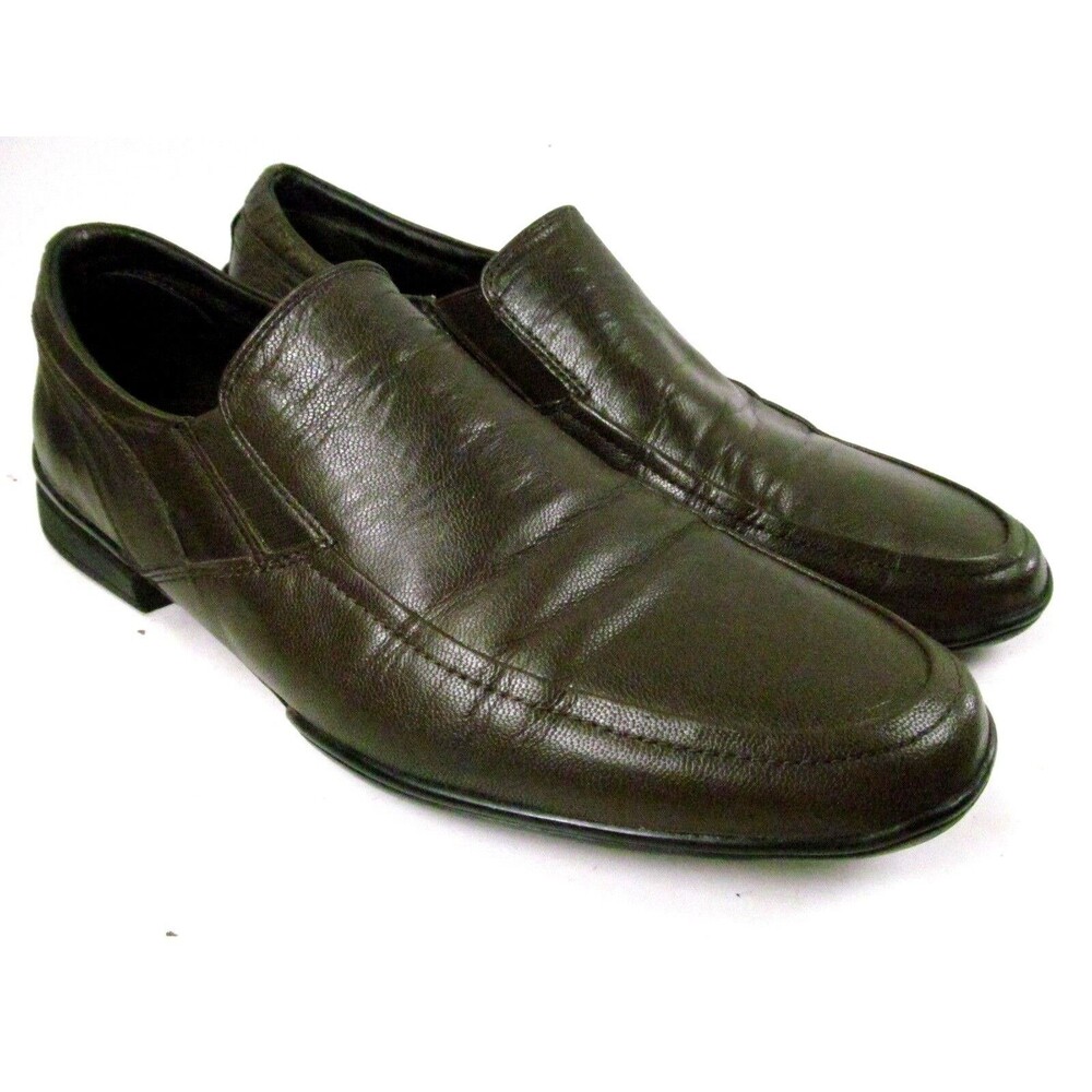 Bacco Bucci Leather Slip On Loafer Shoes Size 9